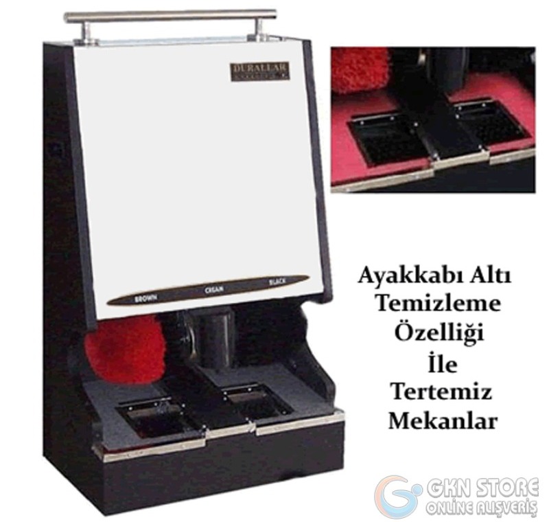 Ayakkabı Cila Makinası Alt Temizlemeli -ATM-107