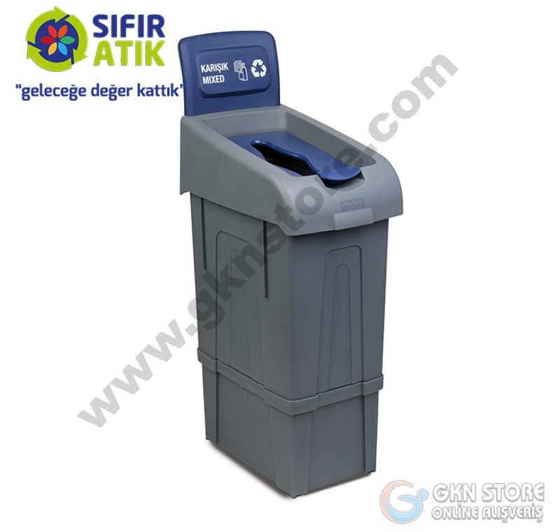 Plastik Sıfır Atık Kutusu 80 Litre Karışık Atık