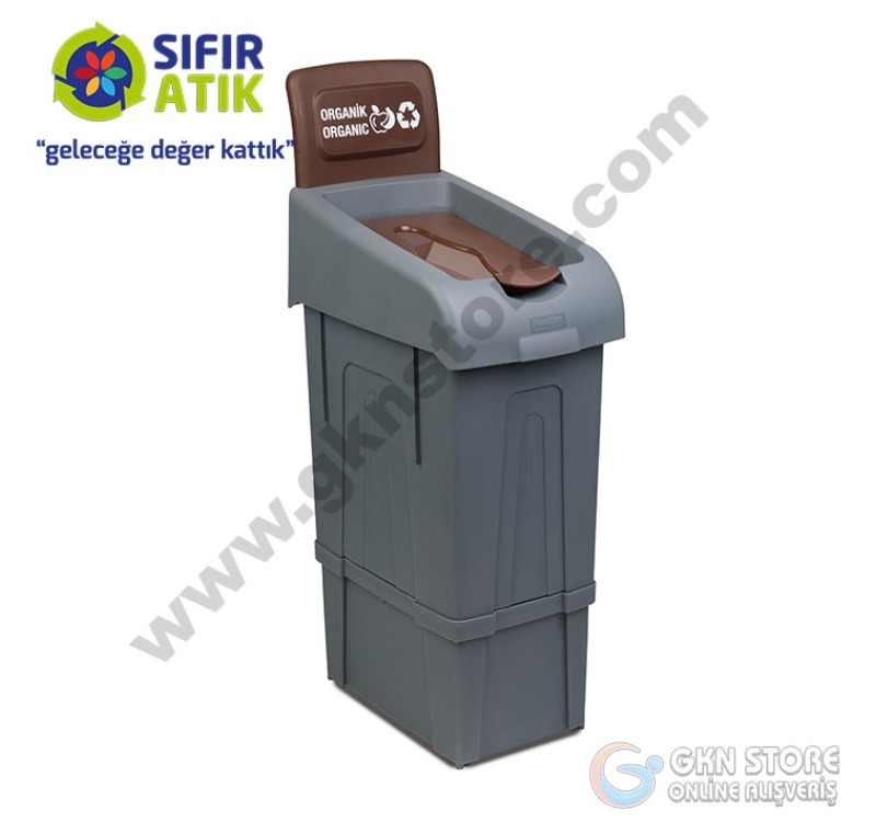 Plastik Sıfır Atık Kutusu 80 Litre Organik Atık