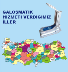 Galoşmatik Satışı Yaptığımız İller